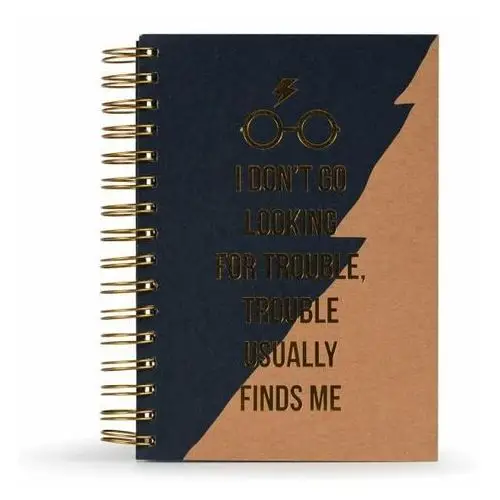 Pyramid posters Harry potter trouble usually finds me - notes a5 14,8x21 cm