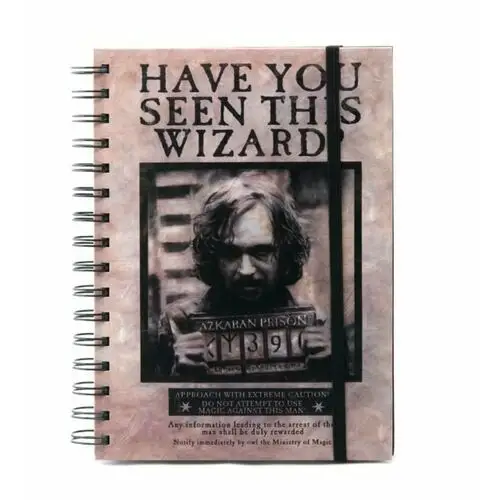 Harry potter wanted sirius black notes a5 14,8x21 cm Pyramid posters