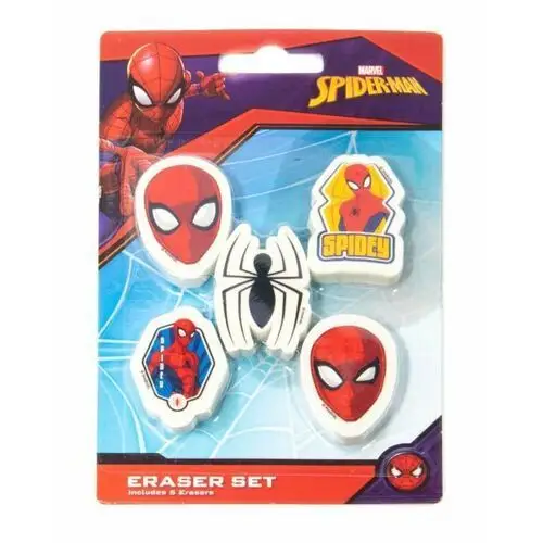 Marvel Spider-Man - Zestaw Gumek Do Mazania