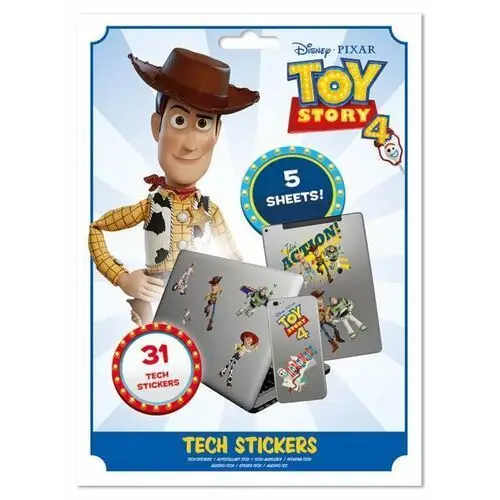 Toy story characters - naklejki na laptopa 18x24 cm Pyramid posters
