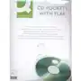 Q-Connect, kieszeń samoprzylepna na 2-4 płyty CD/DVD 127x127 mm, 10 sztuk Sklep