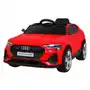 Ramiz Audi e-tron sportback dla dzieci czerwony + pilot + napęd 4x4 + wolny start + radio mp3 + led Sklep