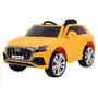 Audi q8 lift na akumulator dla dzieci żółty + pilot + eva + wolny start + mp3 usb + led Ramiz Sklep