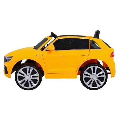 Audi q8 lift na akumulator dla dzieci żółty + pilot + eva + wolny start + mp3 usb + led Ramiz 4