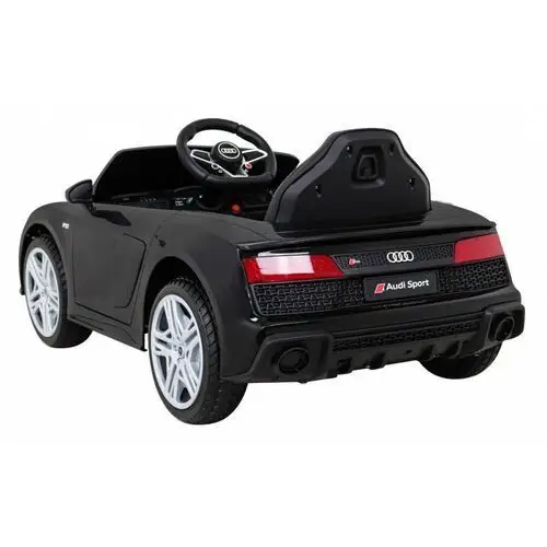Audi R8 LIFT Samochodzik na akumulator Czarny + Pilot + Koła EVA + MP3 + LED 5
