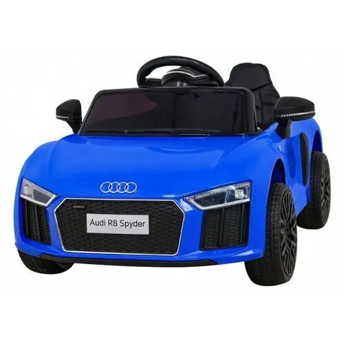Audi R8 na akumulator dla dzieci Niebieski + Pilot + EVA + Wolny Start + MP3 LED, kolor niebieski