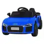Audi R8 na akumulator dla dzieci Niebieski + Pilot + EVA + Wolny Start + MP3 LED, kolor niebieski Sklep