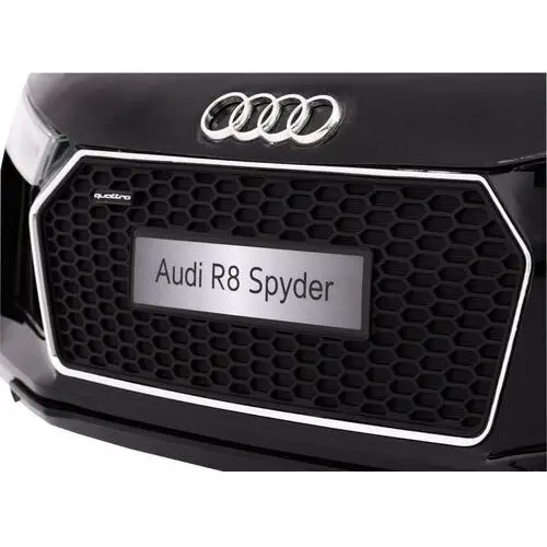 Audi R8 Spyder na akumulator Lakier Czarny + Pilot + EVA + Wolny Start + Radio MP3 + LED 2