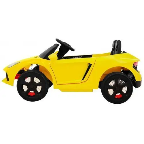 Autko Future na akumulator dla dzieci Żółty + Pilot + Wolny Start + EVA + MP3 USB + LED 4