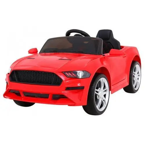 Autko GT Sport na akumulator dla dzieci Czerwony + Pilot + Wolny Start + Bagażnik + MP3 LED, kolor czerwony