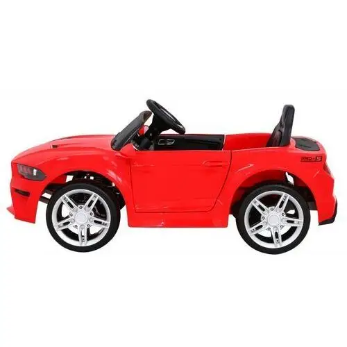 Autko GT Sport na akumulator dla dzieci Czerwony + Pilot + Wolny Start + Bagażnik + MP3 LED, kolor czerwony 4