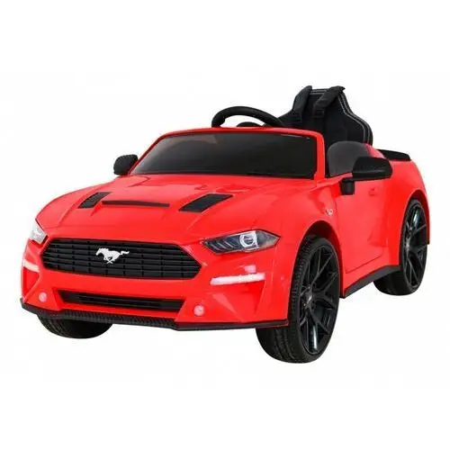 Autko Mustang GT na akumulator dla dzieci Czerwony