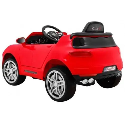 Autko Turbo-S na akumulator dla dzieci Czerwony + Pilot + Wolny Start + Koła EVA + Radio MP3, kolor czerwony 5