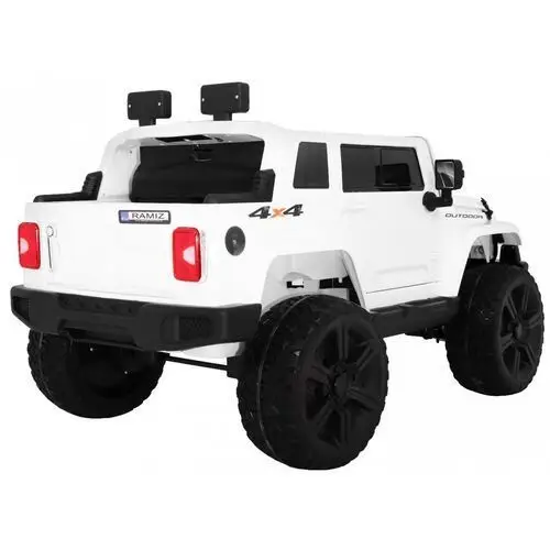 Auto na akumulator Mighty Jeep dla dzieci Biały, kolor biały 3