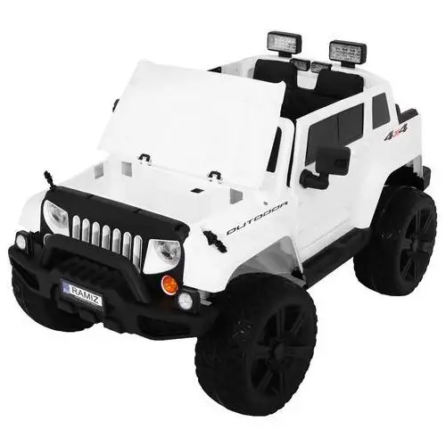Auto na akumulator Mighty Jeep dla dzieci Biały, kolor biały 2