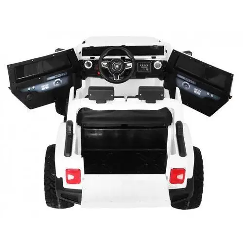 Auto na akumulator Mighty Jeep dla dzieci Biały, kolor biały 4