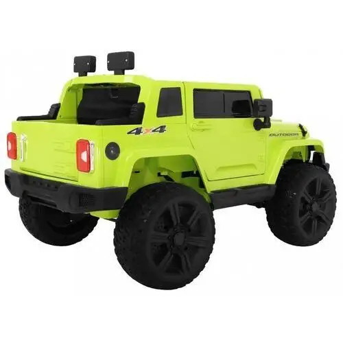 Ramiz Auto na akumulator mighty jeep dla dzieci zielony 2