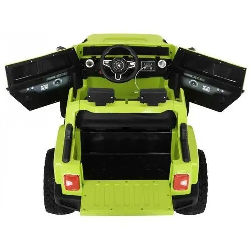 Ramiz Auto na akumulator mighty jeep dla dzieci zielony 3