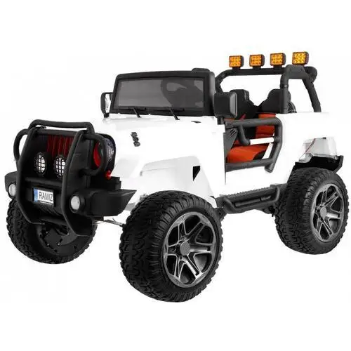 Auto terenowe typu jeep monster 4x4 dla dzieci biały Ramiz