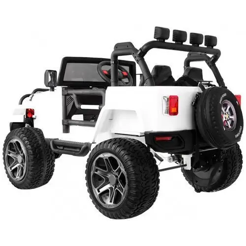 Auto terenowe typu jeep monster 4x4 dla dzieci biały Ramiz 4