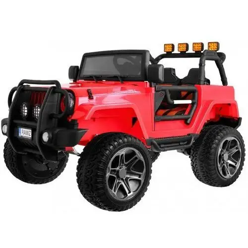 Ramiz Auto terenowe typu jeep monster 4x4 dla dzieci czerwony