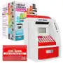 Bankomat skarbonka dla dzieci 3+ czerwony Interaktywne funkcje + Karta bankomatowa Sklep