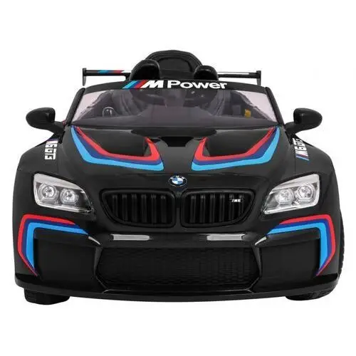 BMW M6 GT3 Auto na akumulator dla dzieci Czarny + Nawiew powietrza + Dźwięki MP3 Światła + Pilot 3