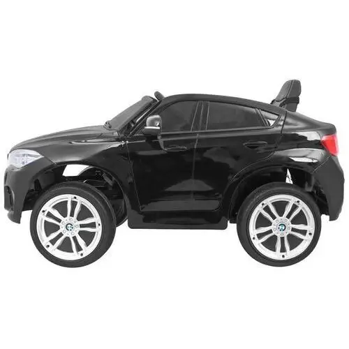 BMW X6M Elektryczne Autko dla dzieci Czarny + Pilot + EVA + Wolny Start + Panel audio + LED 4