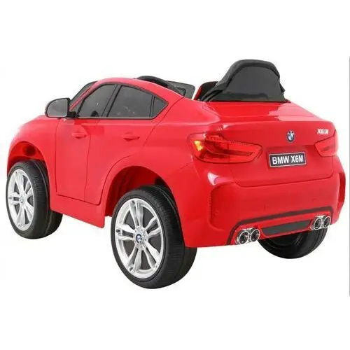 BMW X6M Elektryczne Autko dla dzieci Czerwony + Pilot + EVA + Wolny Start + Panel audio + LED 4