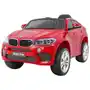 BMW X6M Elektryczne Autko dla dzieci Lakier Czerwony + Pilot + EVA + Wolny Start + Audio + LED, kolor czerwony Sklep