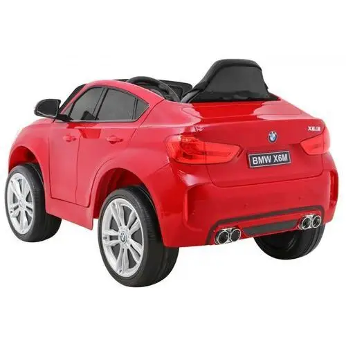 BMW X6M Elektryczne Autko dla dzieci Lakier Czerwony + Pilot + EVA + Wolny Start + Audio + LED, kolor czerwony 5