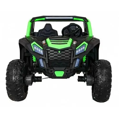 Buggy atv racing dla 2 dzieci zielony + napęd 4x4 + pilot + wolny start + mp3 led Ramiz 3