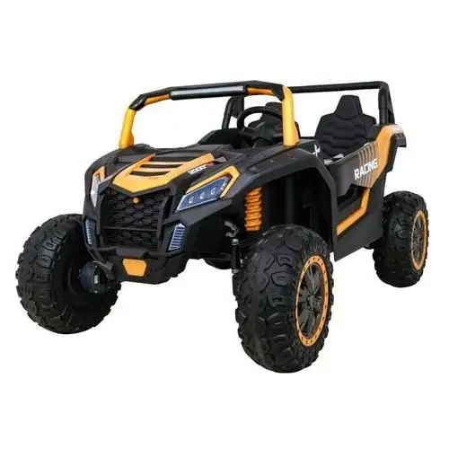 Buggy ATV Racing dla 2 dzieci Złoty + Napęd 4x4 + Pilot + Wolny Start + MP3 LED, kolor żółty 2