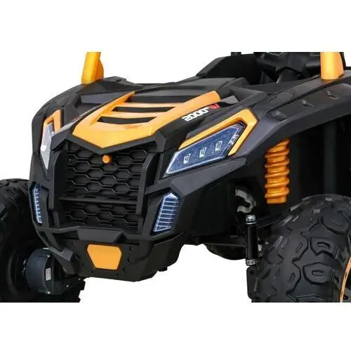 Buggy ATV Racing dla 2 dzieci Złoty + Napęd 4x4 + Pilot + Wolny Start + MP3 LED, kolor żółty 3