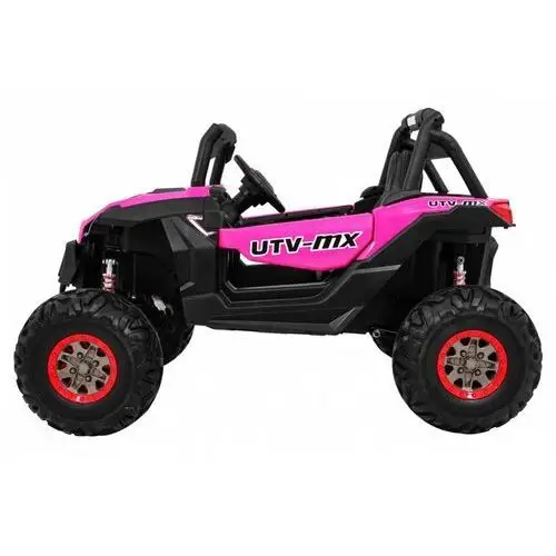 Buggy SuperStar dla dzieci Różowy + Napęd 4x4 + Pilot + Bagażnik + MP3 LED + Blokada drzwi, kolor różowy 4