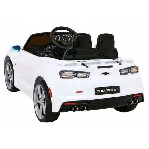 Chevrolet Camaro 2SS na akumulator Biały + Pilot + Koła EVA + Wolny Start + Dźwięki Światła, kolor biały 5