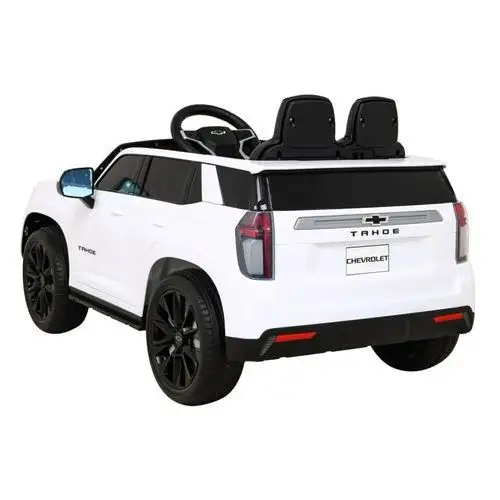 Chevrolet tahoe elektryczne autko dla dzieci biały + pilot + eva + radio mp3 + led Ramiz 5