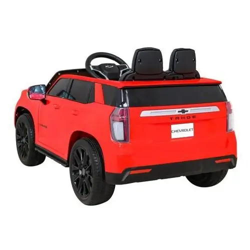 Chevrolet Tahoe Elektryczne Autko dla dzieci Czerwony + Pilot + EVA + Radio MP3 + LED, kolor czerwony 4
