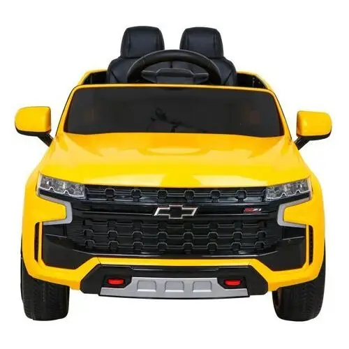 Chevrolet Tahoe Elektryczne Autko dla dzieci Żółty + Pilot + EVA + Radio MP3 + LED, kolor żółty 2