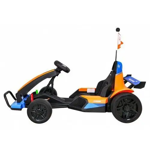 Gokart McLaren Drift na akumulator dla dzieci + Funkcja driftu + Sportowe siedzenie + Światła LED + Wolny Start + EVA 4