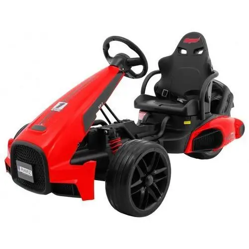 Gokart na akumulator bolid xr-1 dla dzieci czerwony + regulowana kierownica + profilowane siedzenie Ramiz