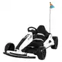 Ramiz Gokart speed 7 drift king na akumulator dla dzieci biały + funkcja driftu + sportowe siedzenie + 2 prędkości + eva Sklep