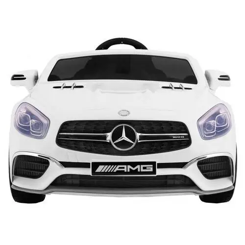 Mercedes AMG SL65 dla dzieci Biały + Pilot + Bagażnik + Regulacja siedzenia + MP3 LED + Wolny Start 2