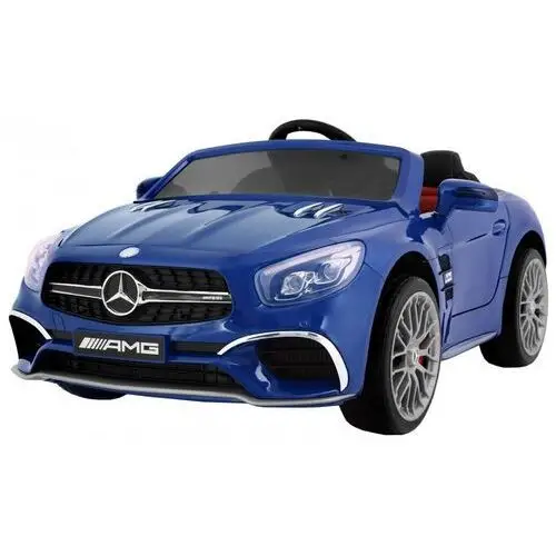 Ramiz Mercedes amg sl65 dla dzieci lakier niebieski + pilot + bagażnik + regulacja siedzenia + mp3 led + wolny start
