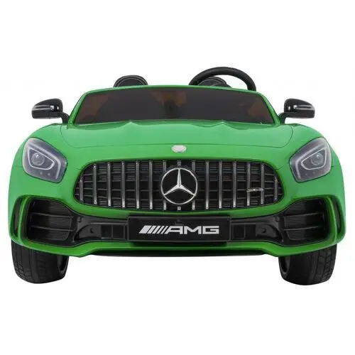 Mercedes-Benz GT R dla dzieci Lakier Zielony + Napęd 4x4 + Nawiew powietrza + Pilot + EVA + MP3 LED 3