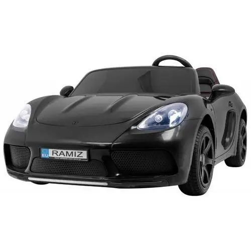 Perfecta Auto dla 2 dzieci Czarny + Pompowane koła + Silnik bezszczotkowy + MP3 LED + Wolny Start, kolor czarny
