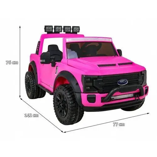 Pojazd ford super duty różowy Ramiz 2