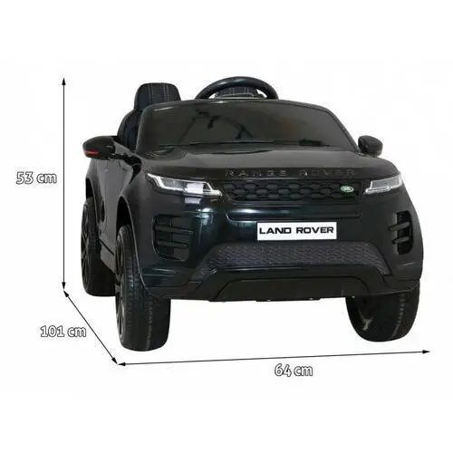 Ramiz Range rover evoque na akumulator dla dzieci czarny + pilot + wolny start + mp3 led 2