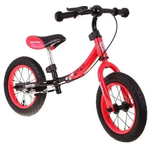 Rowerek biegowy dla dzieci Boomerang SporTrike Czerwony Nauki jazdy + Zmienny układ ramy 3