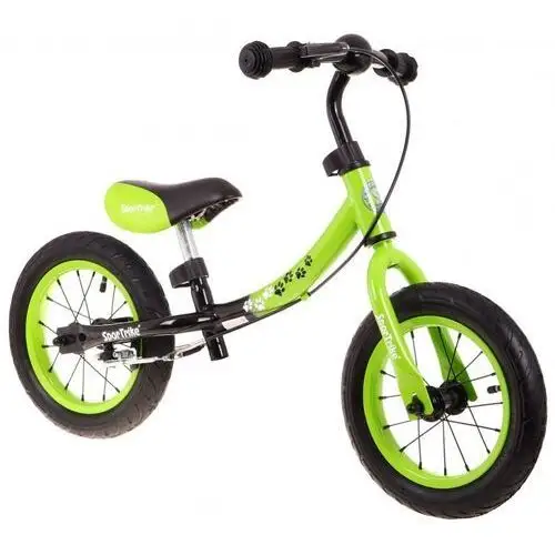 Rowerek biegowy dla dzieci boomerang sportrike zielony nauki jazdy + zmienny układ ramy Ramiz 5